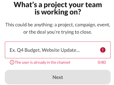 Error text with red color and an error icon are shown below an edit field.